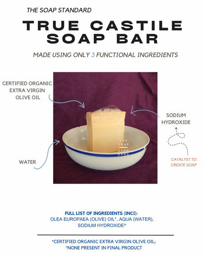 True Castile Soap Bar (Olive Oil)