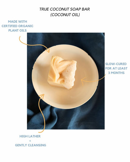 True Coconut Soap Bar (Coconut Oil)