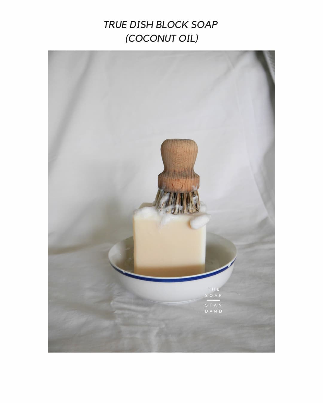 True Hand & Dish Block Soap (Coconut Oil)